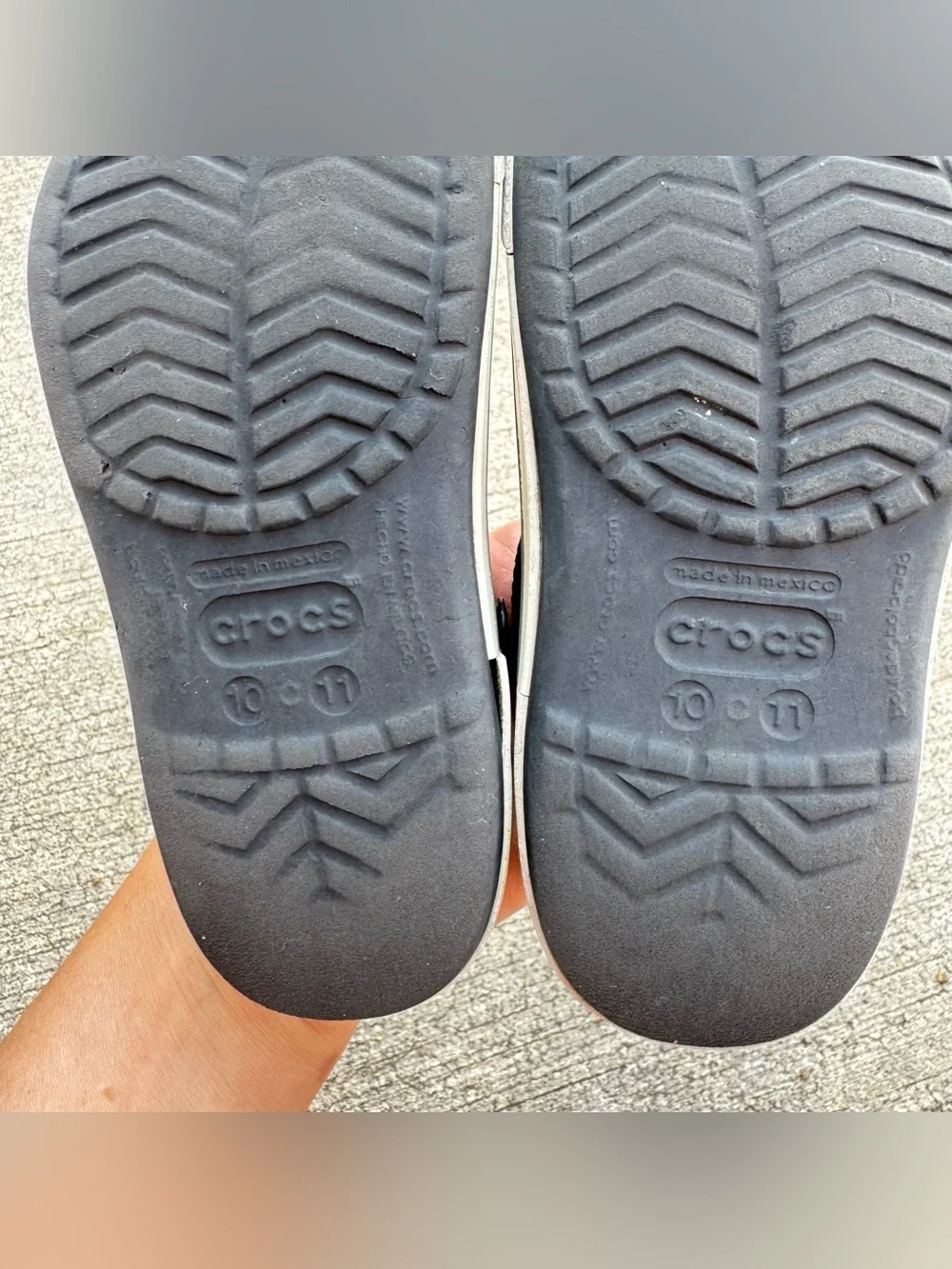 Crocs Crocband Clogs Children kids 10 11 Black Comfort Shoe